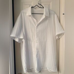 Classic White Men's Linen Set